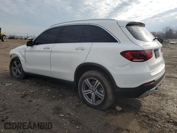 2022 Mercedes-Benz GLC 300 with VIN W1N0G8EBXNV368175, listed as a Copart auction lot 50735455 with 27,699 mi miles and Salvage Title. Bid and sale history available at DreamBid. Image 2.