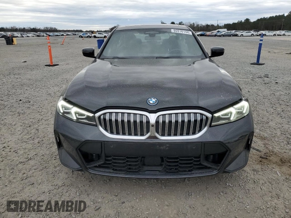 2023 BMW 3 Series 330e xDrive with VIN 3MW39FS05P8D22715, listed as a Copart auction lot 86916144 with 25,819 mi miles and Salvage Title. Bid and sale history available at carsss.com. Image 5.