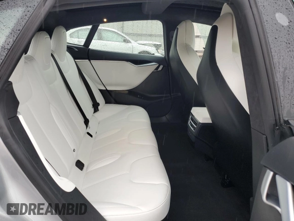 2017 Tesla Model S 100D with VIN 5YJSA1E20HF190126, listed as a Copart auction lot 60087655 with 42,025 mi miles and Salvage title. Bid and sale history available at DreamBid. Image 11.