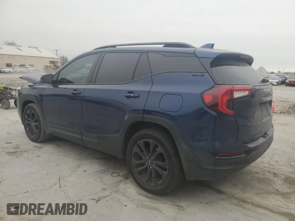 2022 GMC Terrain SLE with VIN 3GKALMEV6NL177075, listed as a Copart auction lot 45556015 with 69,324 mi miles and Salvage Title. Bid and sale history available at carsss.com. Image 2.
