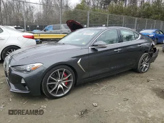 2020 Genesis G70 Advanced with VIN KMTG74LE6LU050831, listed as a Copart auction lot 86906644 with 35,901 mi miles and Salvage Title. Bid and sale history available at DreamBid. Image 1.
