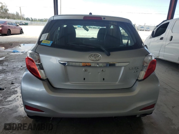 2014 Toyota Yaris L with VIN VNKKTUD31EA006099, listed as a Copart auction lot 48737915 with 56,875 mi miles and Salvage Title. Bid and sale history available at carsss.com. Image 6.