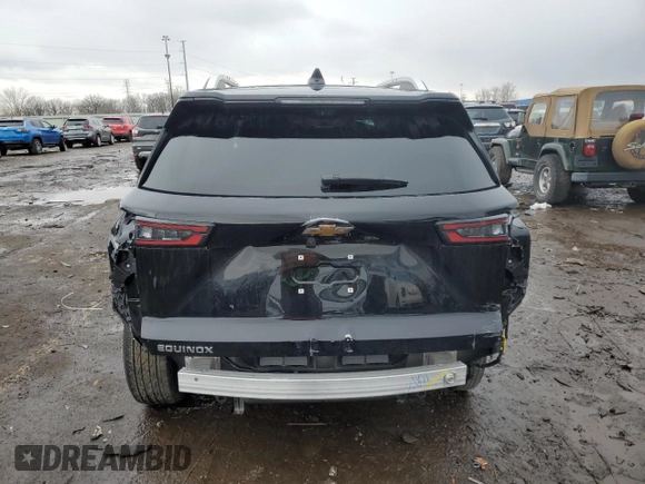 2025 Chevrolet Equinox FWD LT with VIN 3GNAXHEGXSL123094, listed as a Copart auction lot 46542255 with 250 mi miles and Clean Title. Bid and sale history available at DreamBid. Image 6.
