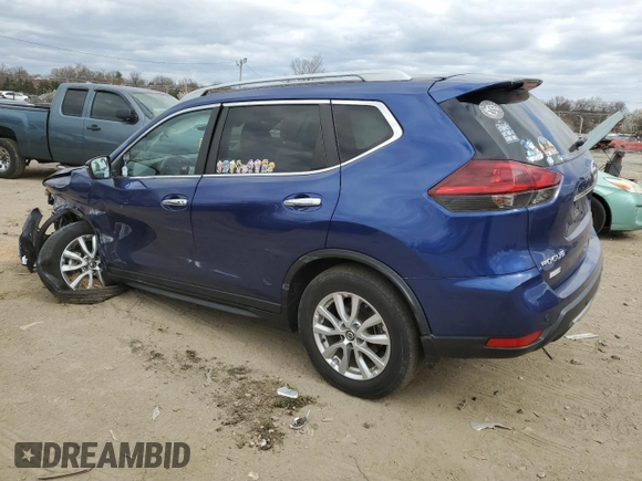 2020 Nissan Rogue S with VIN 5N1AT2MVXLC725150, listed as a Copart auction lot 47430394 with 41,336 mi miles and Salvage Title. Bid and sale history available at DreamBid. Image 2.