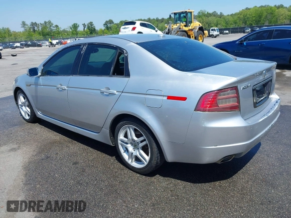 2007 Acura TL with VIN 19UUA66247A023832, listed as a IAAI auction lot 42035522 with 279,942 mi miles. Bid and sale history available at carsss.com. Image 3.