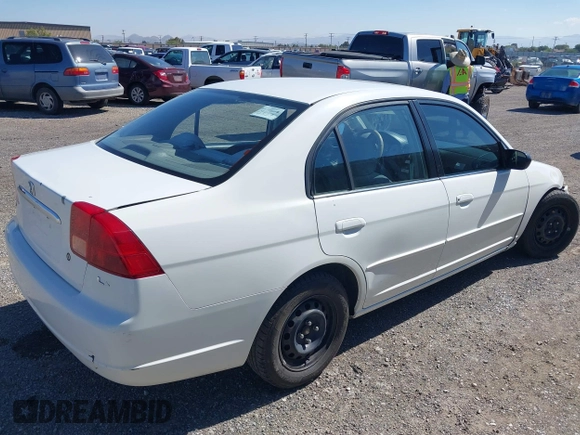 2002 Honda Civic LX with VIN 2HGES16512H540028, listed as a IAAI auction lot 42222307 with 165,601 mi miles and . Bid and sale history available at DreamBid. Image 4.