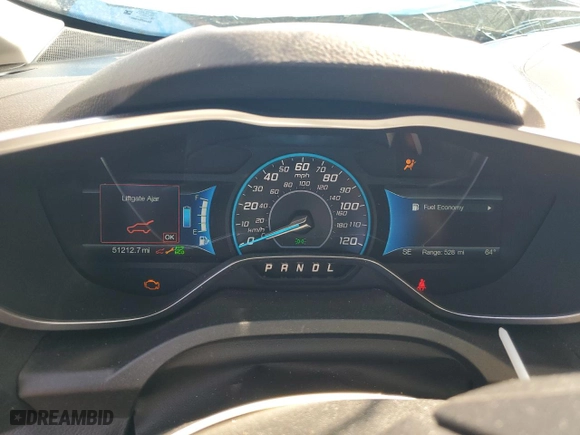 2018 Ford C-Max Hybrid SE with VIN 1FADP5AU3JL103026, listed as a Copart auction lot 46729585 with 51,212 mi miles and Salvage Title. Bid and sale history available at carsss.com. Image 9.