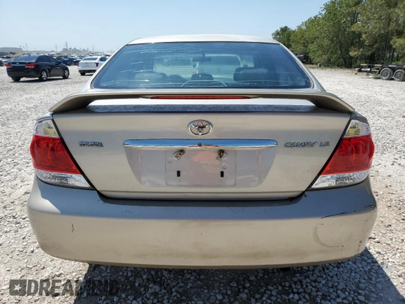 2006 Toyota Camry STD with VIN 4T1BE32K76U130042, listed as a Copart auction lot 52430815 with 186,541 mi miles and Salvage Title. Bid and sale history available at carsss.com. Image 6.