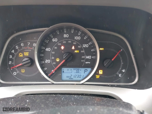 2015 Toyota RAV4 LE with VIN 2T3BFREV0FW407207, listed as a IAAI auction lot 42013048 with 212,301 mi miles. Bid and sale history available at carsss.com. Image 7.