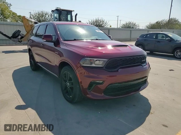 2021 Dodge Durango R/T with VIN 1C4SDHCT5MC626875, listed as a Copart auction lot 75697474 with 46,264 mi miles and Salvage Title. Bid and sale history available at DreamBid. Image 11.