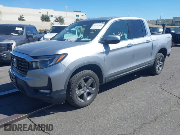 2022 Honda Ridgeline RTL-E with VIN 5FPYK3F78NB016045, listed as a IAAI auction lot 41626864 with 57,130 mi miles and . Bid and sale history available at DreamBid. Image 2.