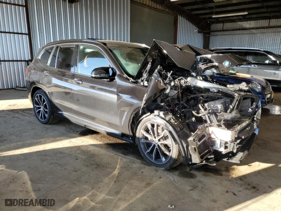 2022 BMW X3 M40i with VIN 5UX83DP0XN9J61965, listed as a Copart auction lot 46261575 with 0 mi miles and Salvage Title. Bid and sale history available at carsss.com. Image 4.
