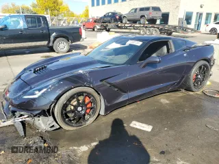 2016 Chevrolet Corvette Z51 2LT with VIN 1G1YK2D77G5111537, listed as a Copart auction lot 77282734 with 33,992 mi miles and Salvage Title. Bid and sale history available at carsss.com. Image 1.