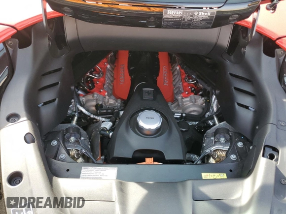 2024 Ferrari SF90 с VIN ZFF96NMA5R0306616, выставлен на аукционе Copart как лот 82438994 с пробегом 190 миль миль и Списание • Salvage title. История ставок и продаж доступна на DreamBid. Изображение 11.