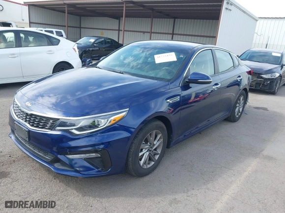 2019 Kia Optima S with VIN 5XXGT4L38KG375025, listed as a IAAI auction lot 41725155 with 65,053 mi miles. Bid and sale history available at carsss.com. Image 17.