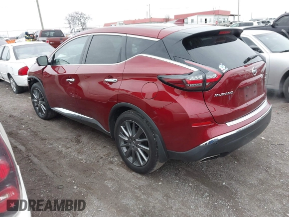 2021 Nissan Murano SV z VIN 5N1AZ2BJ5MC131534, wystawiony jako IAAI lot #41722266 z przebiegiem 97 895 mil mil oraz . Historia ofert i sprzedaży dostępna na DreamBid. Obrazek 3.
