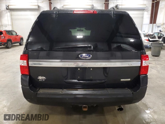 2015 Ford Expedition Max XLT with VIN 1FMJK1JTXFEF15513, listed as a Copart auction lot 62422045 with 135,329 mi miles and Non repairable. Bid and sale history available at DreamBid. Image 6.