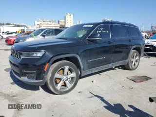 2021 Jeep Grand Cherokee Limited z VIN 1C4RJKBG3M8110333, wystawiony jako Copart lot #42236745 z przebiegiem Nie podano mil oraz Szkoda całkowita • Salvage title. Historia ofert i sprzedaży dostępna na DreamBid. Obrazek 1.