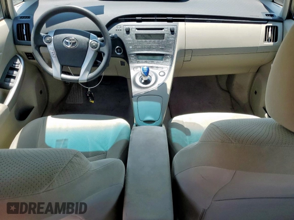 2010 Toyota Prius II with VIN JTDKN3DU3A0198583, listed as a Copart auction lot 53904705 with 136,126 mi miles and Salvage Title. Bid and sale history available at DreamBid. Image 8.