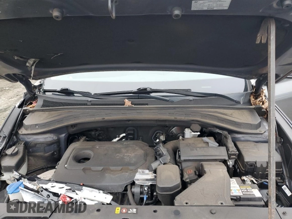 2019 Hyundai Santa Fe SE with VIN 5NMS23AD2KH015852, listed as a Copart auction lot 72000022 with 53,302 mi miles. Bid and sale history available at carsss.com. Image 12.