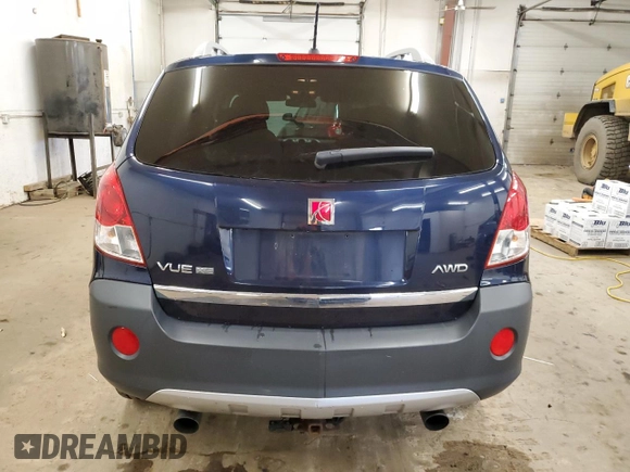 2009 Saturn VUE XE with VIN 3GSDL43N29S560555, listed as a Copart auction lot 80508984 with 169,347 mi miles and Salvage Title. Bid and sale history available at carsss.com. Image 6.