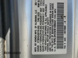 2014 Honda Odyssey LX z VIN 5FNRL5H25EB108642, wystawiony jako Copart lot #61681455 z przebiegiem 323 640 mil mil oraz Czysty tytuł • Clean title. Historia ofert i sprzedaży dostępna na DreamBid. Obrazek 13.