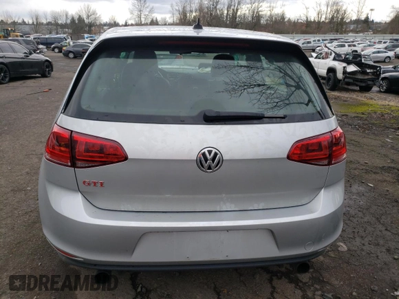 2017 Volkswagen Golf GTI S with VIN 3VW447AU4HM030222, listed as a Copart auction lot 35908933 with 51,703 mi miles. Bid and sale history available at carsss.com. Image 6.