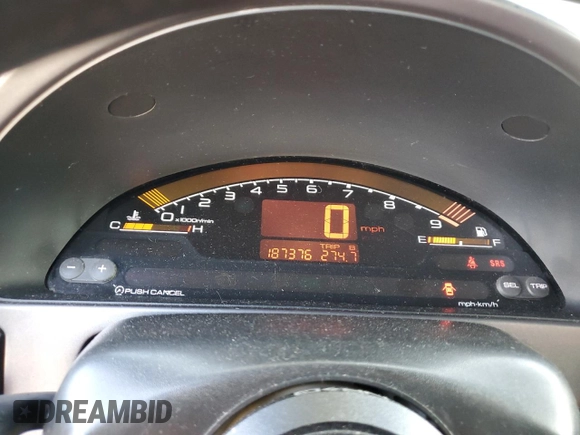 2003 Honda S2000 with VIN JHMAP11483T006461, listed as a Copart auction lot 52099995 with 187,376 mi miles and Salvage Title. Bid and sale history available at DreamBid. Image 9.