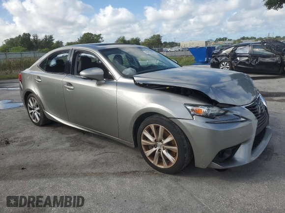2016 Lexus IS 200t with VIN JTHBA1D28G5026283, listed as a Copart auction lot 62036865 with 69,638 mi miles and Salvage title. Bid and sale history available at DreamBid. Image 4.