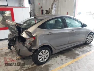 2017 Hyundai Accent SE with VIN KMHCT4AE1HU372999, listed as a IAAI auction lot 41156613 with 111,880 mi miles. Bid and sale history available at carsss.com. Image 4.