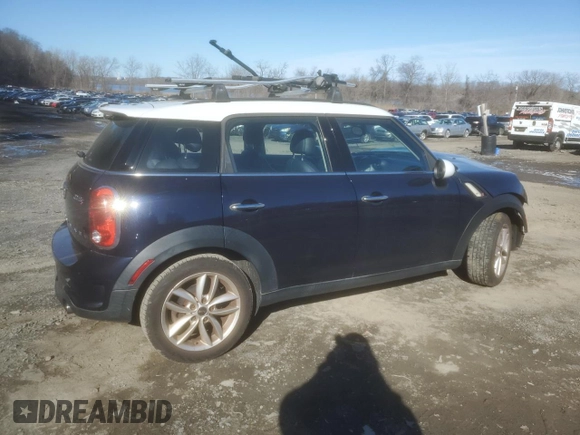 2014 MINI Countryman S с VIN WMWZC3C54EWP27537, выставлен на аукционе Copart как лот 49628855 с пробегом 95 958 миль миль и Списание • Salvage title. История ставок и продаж доступна на DreamBid. Изображение 3.