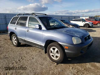 2002 Hyundai Santa Fe GLS with VIN KM8SC13D02U172170, listed as a Copart auction lot 79318804 with 171,221 mi miles and Salvage Title. Bid and sale history available at carsss.com. Image 4.