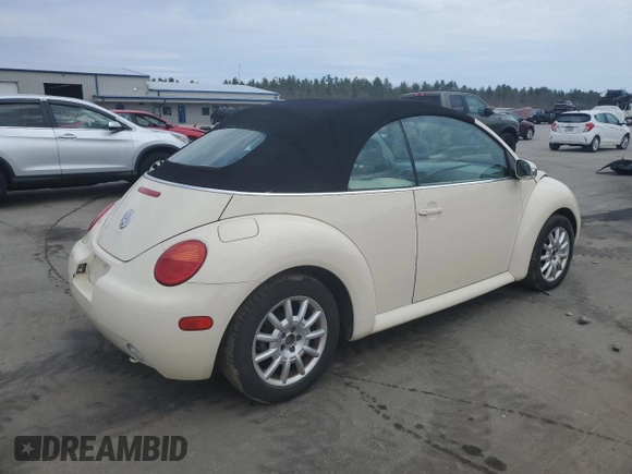 2004 Volkswagen Beetle with VIN 3VWCM21Y34M310399, listed as a Copart auction lot 54648025 with 110,890 mi miles and Clean Title. Bid and sale history available at DreamBid. Image 3.