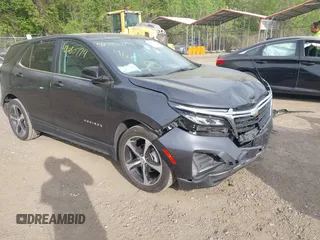 2022 Chevrolet Equinox LT with VIN 2GNAXKEV0N6106700, listed as a IAAI auction lot 42080774 with 30,834 mi miles and . Bid and sale history available at DreamBid. Image 1.
