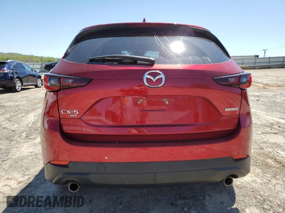 2023 Mazda CX-5 2.5 S Premium Plus Package with VIN JM3KFBEM0P0163618, listed as a Copart auction lot 52410185 with 31,909 mi miles and Salvage Title. Bid and sale history available at carsss.com. Image 6.
