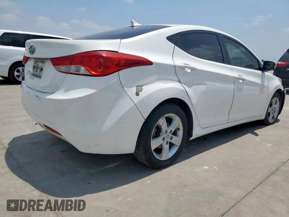 2013 Hyundai Elantra GLS z VIN 5NPDH4AE0DH219383, wystawiony jako Copart lot #58243915 z przebiegiem 166 343 mil mil oraz Tytuł czysty. Historia ofert i sprzedaży dostępna na DreamBid. Obrazek 3.