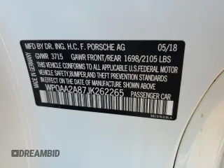 2018 Porsche 718 Cayman z VIN WP0AA2A87JK262265, wystawiony jako Copart lot #72843263 z przebiegiem 32 732 mil mil oraz . Historia ofert i sprzedaży dostępna na DreamBid. Obrazek 13.