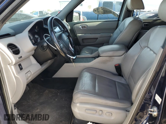 2014 Honda Pilot EX-L with VIN 5FNYF3H76EB025000, listed as a Copart auction lot 43550475 with 107,454 mi miles and Salvage Title. Bid and sale history available at carsss.com. Image 7.