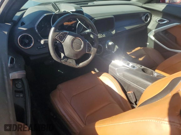 2017 Chevrolet Camaro 2SS with VIN 1G1FH1R7XH0137976, listed as a Copart auction lot 57410195 with 70,349 mi miles and Salvage title. Bid and sale history available at DreamBid. Image 8.