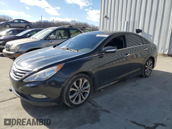 2014 Hyundai Sonata Limited with VIN 5NPEC4AB4EH901323, listed as a Copart auction lot 45665425 with 119,375 mi miles and Salvage Title. Bid and sale history available at DreamBid. Image 1.