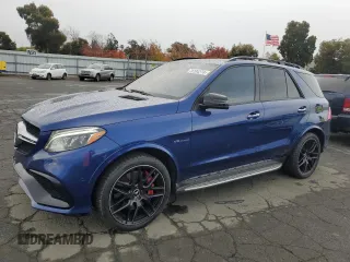 2017 Mercedes-Benz GLE 63 S AMG with VIN 4JGDA7FB4HA872134, listed as a Copart auction lot 78104274 with 77,985 mi miles and Salvage title. Bid and sale history available at DreamBid. Image 1.