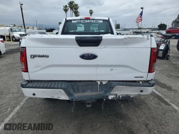 2016 Ford F-150 XL with VIN 1FTMF1C8XGKE46338, listed as a Copart auction lot 53171925 with 314,986 mi miles and Clean Title. Bid and sale history available at carsss.com. Image 6.