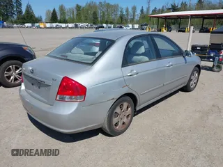 2008 Kia Spectra SX with VIN KNAFE121385520079, listed as a IAAI auction lot 42029299 with 138,835 mi miles. Bid and sale history available at carsss.com. Image 4.