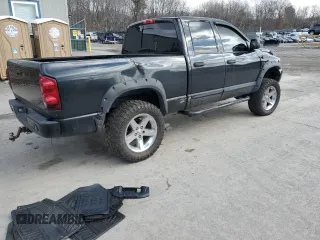 2007 Dodge 1500 SLT with VIN 1D7HU18277J539115, listed as a Copart auction lot 45582815 with 231,626 mi miles and Salvage Title. Bid and sale history available at DreamBid. Image 3.