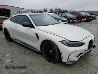2022 BMW M4 Competition with VIN WBS33AZ03NCK52997, listed as a Copart auction lot 44694415 with 11,007 mi miles and Salvage Title. Bid and sale history available at carsss.com. Image 4.