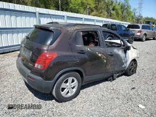 2015 Chevrolet Trax LT with VIN KL7CJLSBXFB208973, listed as a Copart auction lot 48882315 with 0 mi miles and Non Repairable. Bid and sale history available at carsss.com. Image 3.