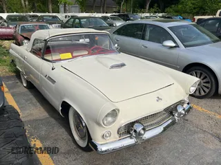 1955 Ford Thunderbird с VIN P5FH196050, выставлен на аукционе Copart как лот 57207065 с пробегом 79 924 миль миль и Чистый • Clean title. История ставок и продаж доступна на DreamBid. Изображение 1.