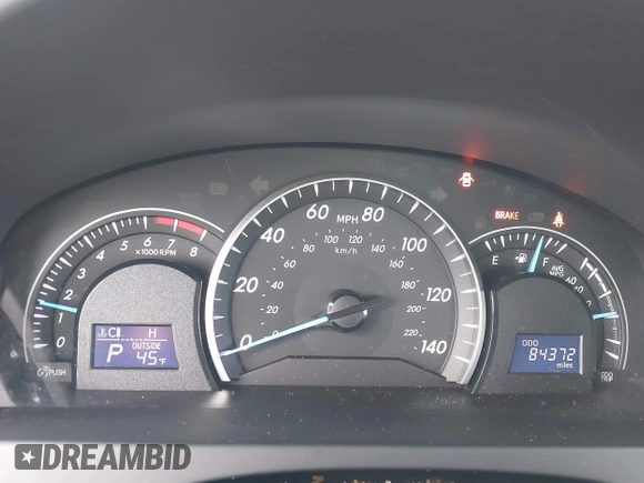 2014 Toyota Camry L with VIN 4T4BF1FK8ER419012, listed as a IAAI auction lot 41819331 with 84,372 mi miles and . Bid and sale history available at DreamBid. Image 7.