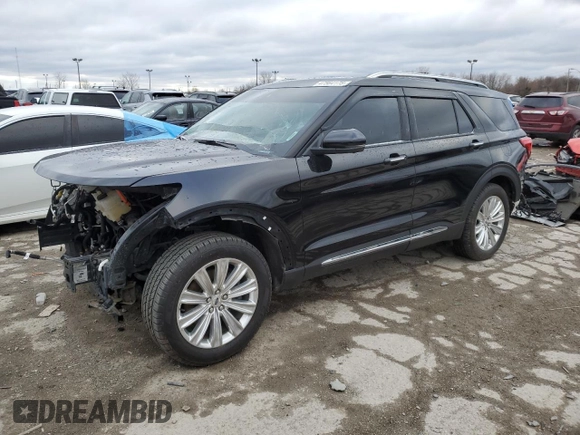 2020 Ford Explorer Limited with VIN 1FM5K8FW7LGB96777, listed as a Copart auction lot 47564175 with 0 mi miles and Salvage Title. Bid and sale history available at carsss.com. Image 1.