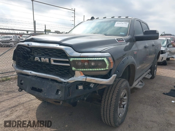2021 Ram 2500 Tradesman with VIN 3C6UR5CJ7MG572703, listed as a IAAI auction lot 41574776 with 72,351 mi miles. Bid and sale history available at carsss.com. Image 2.